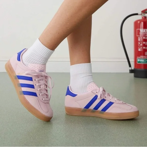 adidas gazelle silver green womens Adidas Gazelle Indoor 'Light Blue/Wonder White' -Originally $130.00 –  Unheardof Brand